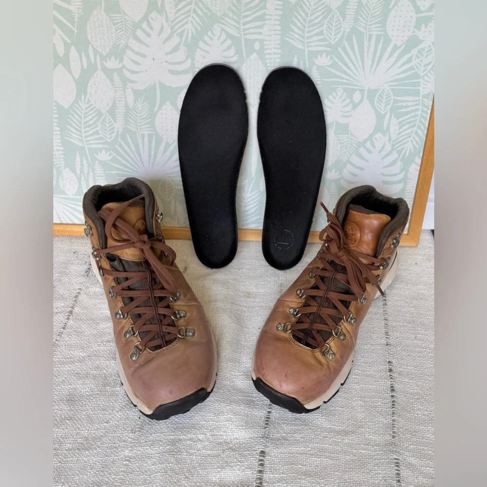 Danner Mountain 600 4.5 Leather Hiking Boots Faded Saddle Tan #62246 Size 10.5D